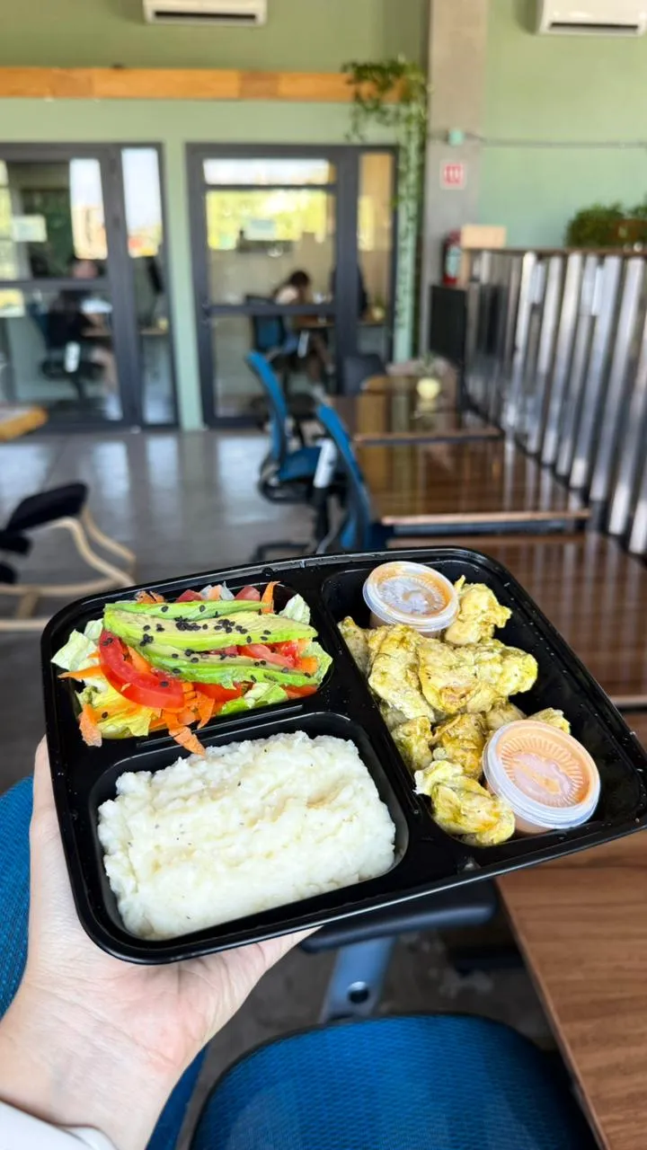 food shown in delivery container