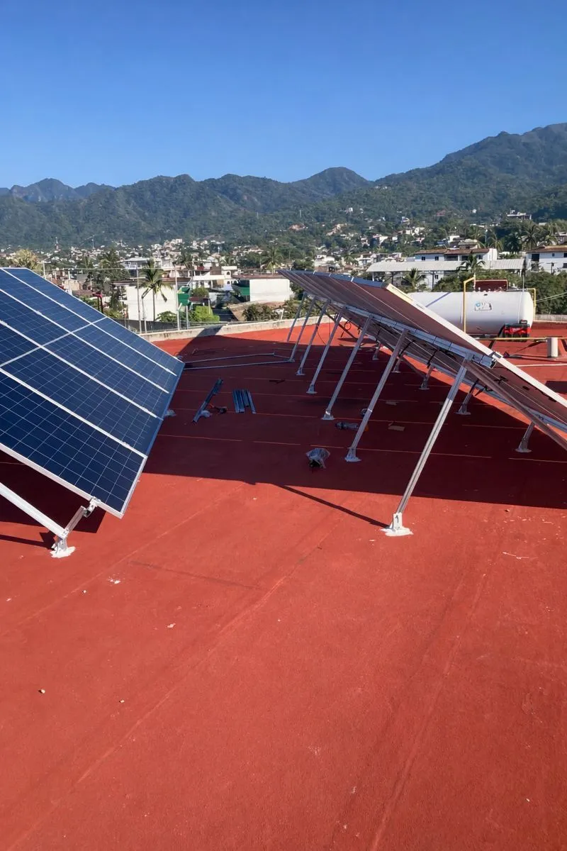 paneles solares en nuestro techo